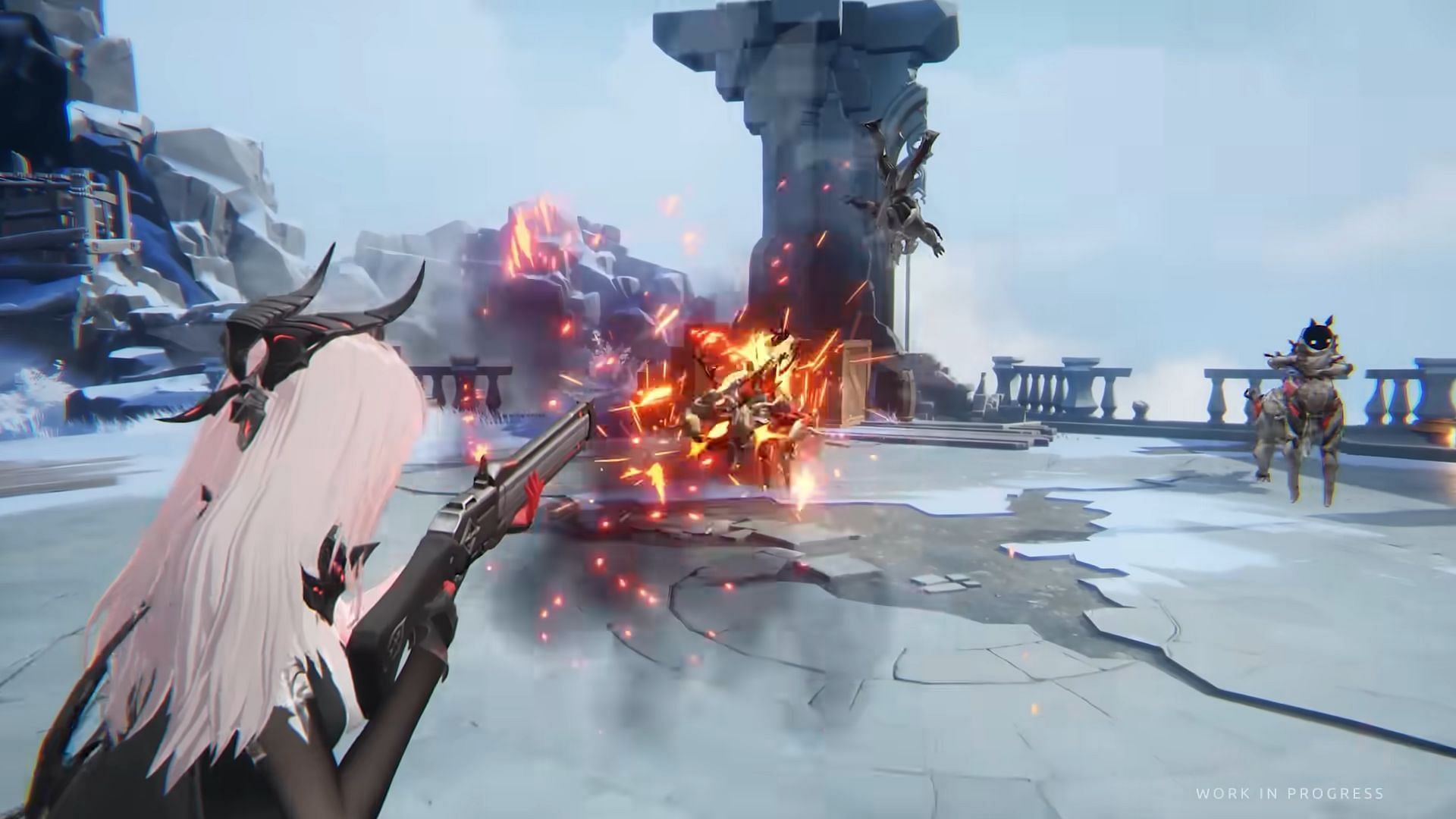 Shotgun slinging in Duet Night Abyss (Image via Pan Studio)